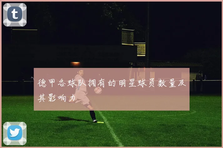 德甲各球队拥有的明星球员数量及其影响力